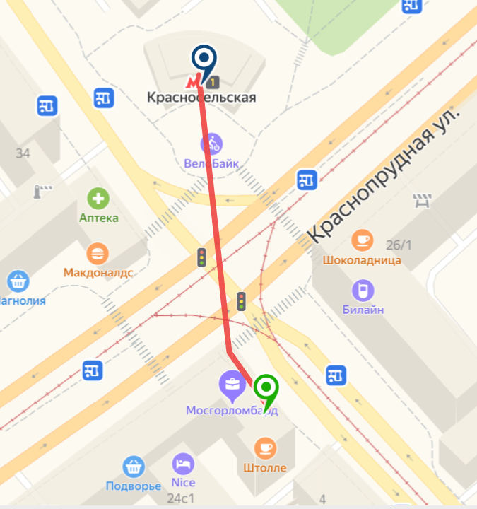 Московская коллегия адвокатов на карте Место расположения на карте Москвы. ст.м. Красносельская